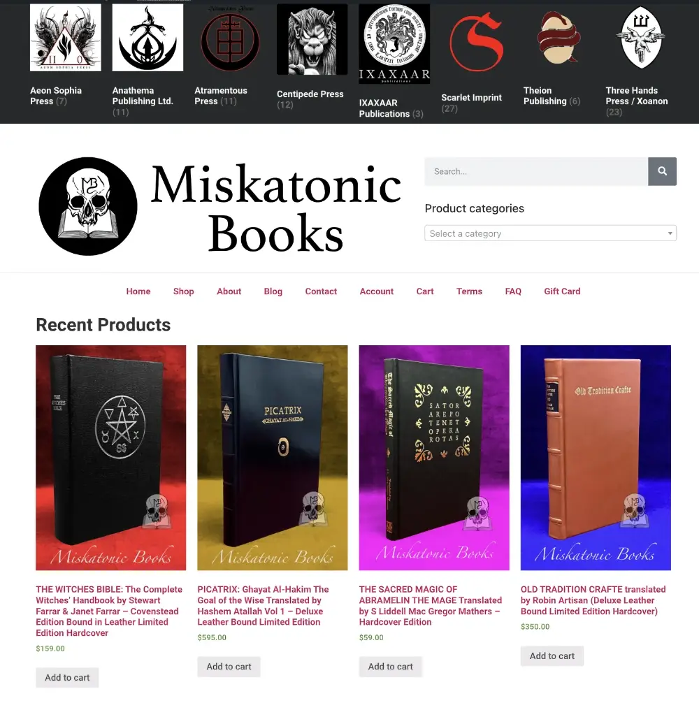 Miskatonic Books